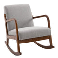 Fauteuil à bascule à dossier haut