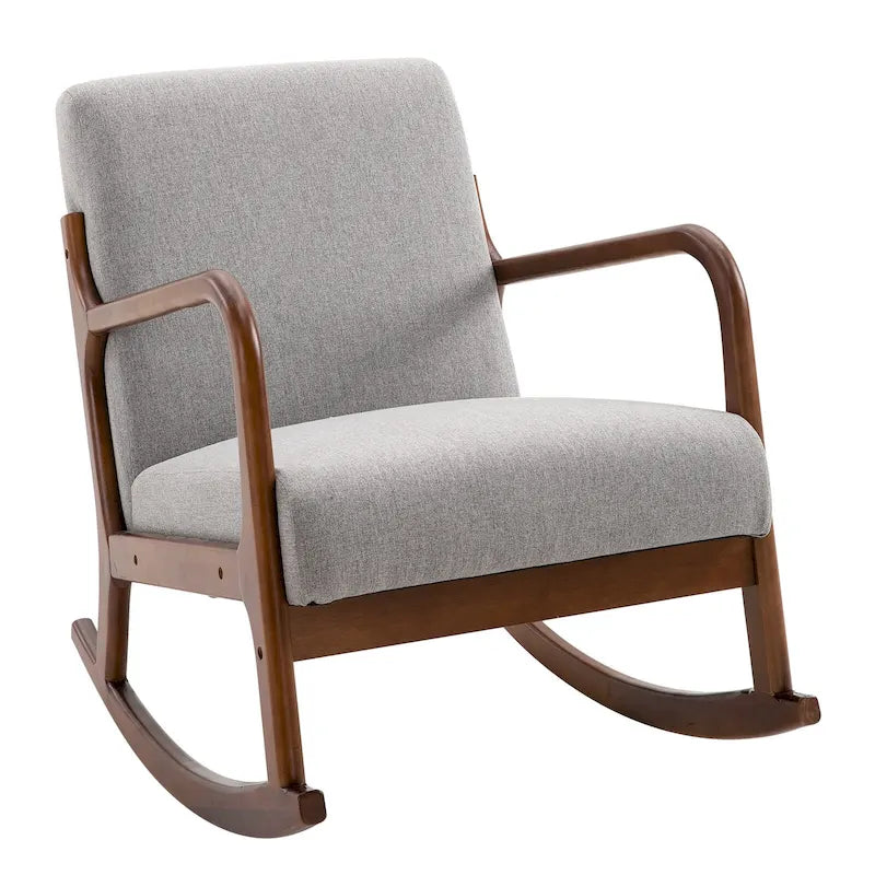 Fauteuil à bascule à dossier haut