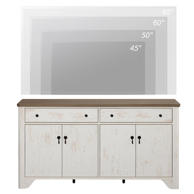 Meuble TV style rustique