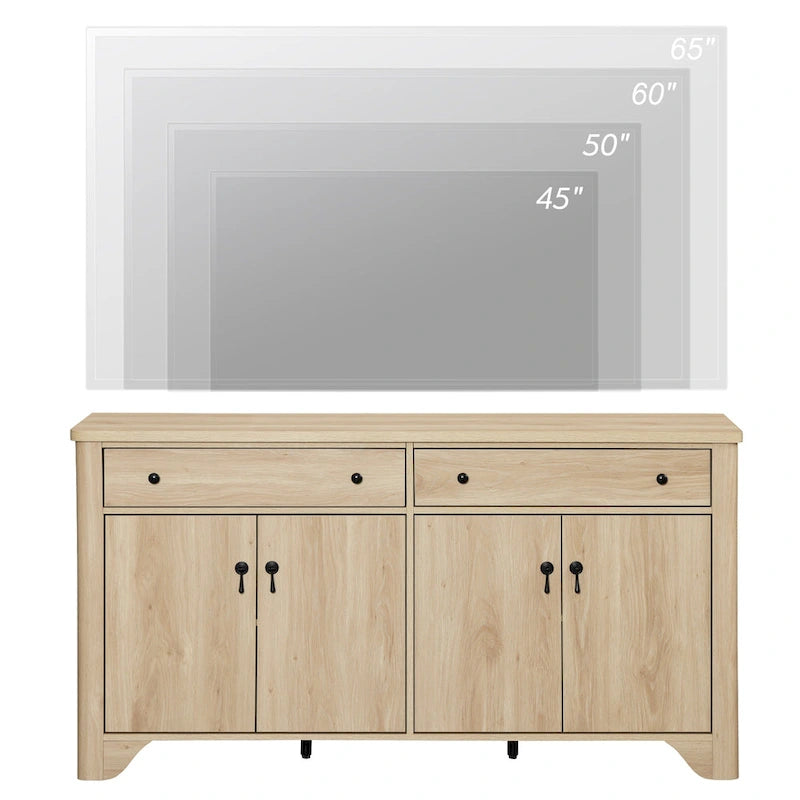 Meuble TV style rustique