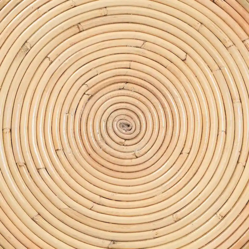 Table d'appoint en rotin naturel