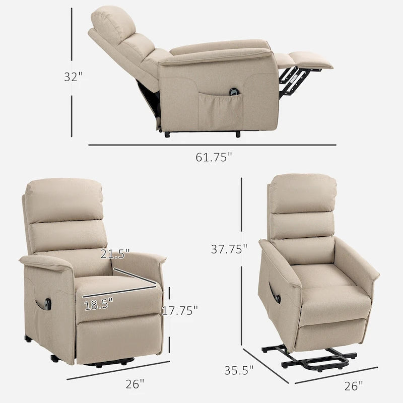 Fauteuil releveur électrique pour seniors
