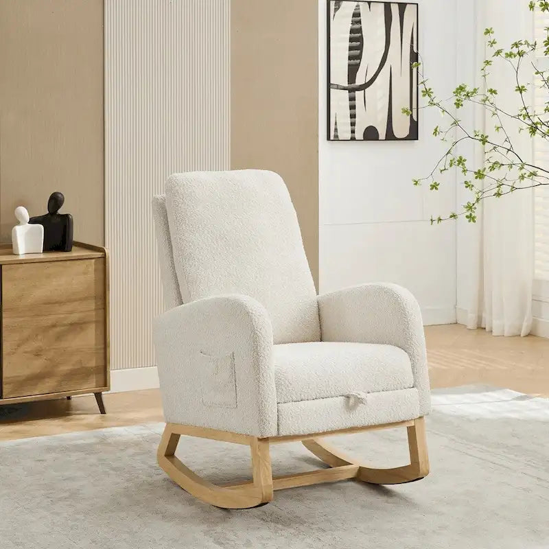 Fauteuil à bascule pour chambre de bébé