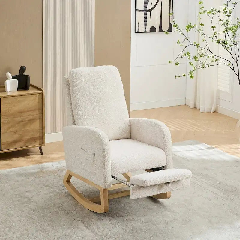 Fauteuil à bascule pour chambre de bébé