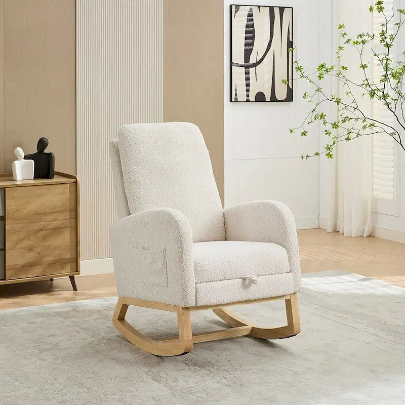 Fauteuil à bascule pour chambre de bébé