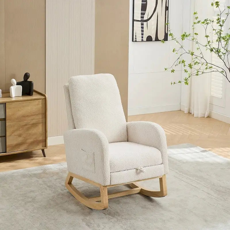 Fauteuil à bascule pour chambre de bébé