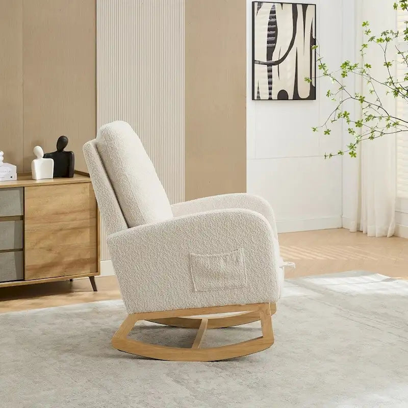 Fauteuil à bascule pour chambre de bébé