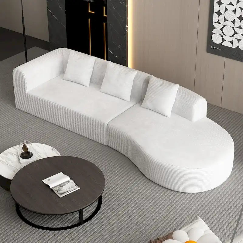 Cloud-Shaped Four-Seater Sofa