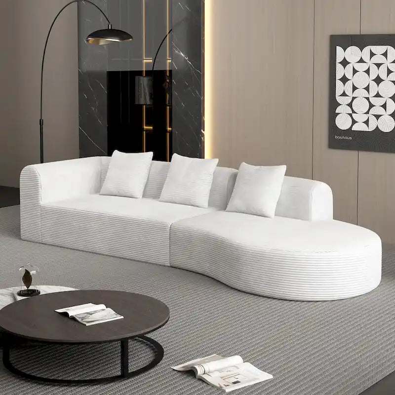 Cloud-Shaped Four-Seater Sofa
