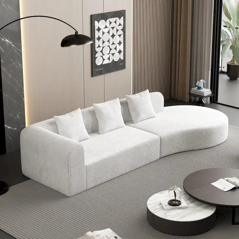 Cloud-Shaped Four-Seater Sofa