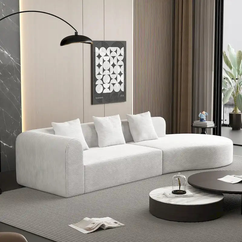 Cloud-Shaped Four-Seater Sofa