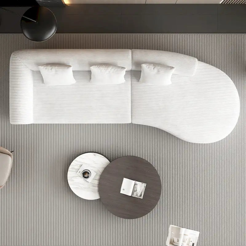 Cloud-Shaped Four-Seater Sofa