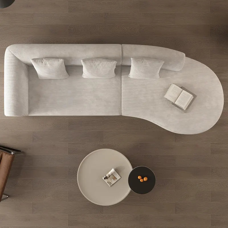 Cloud-Shaped Four-Seater Sofa