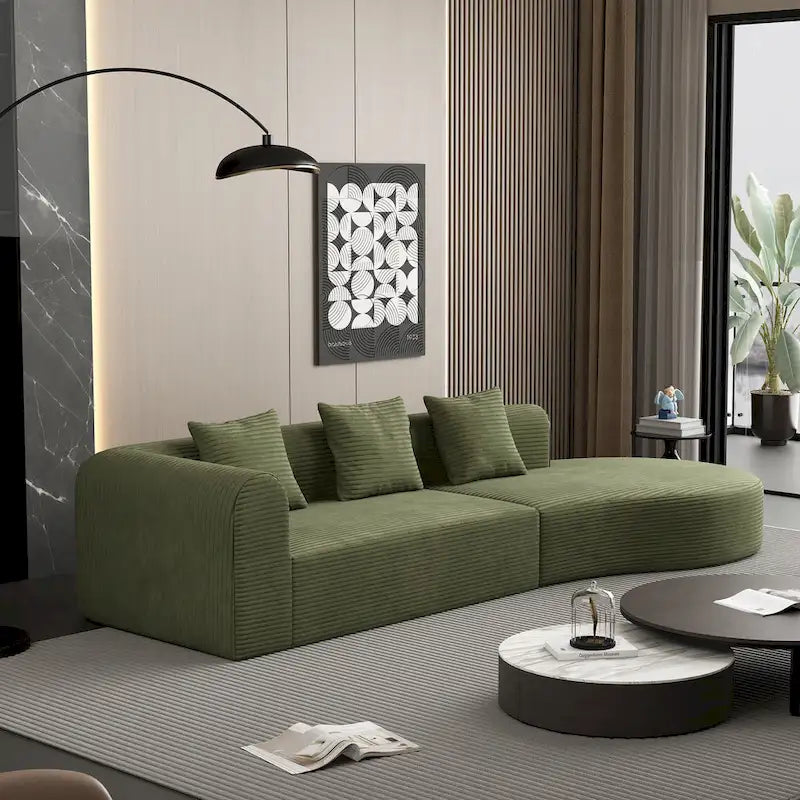 Cloud-Shaped Four-Seater Sofa