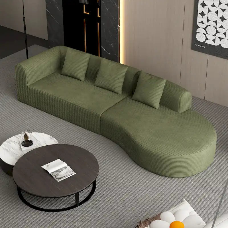 Cloud-Shaped Four-Seater Sofa