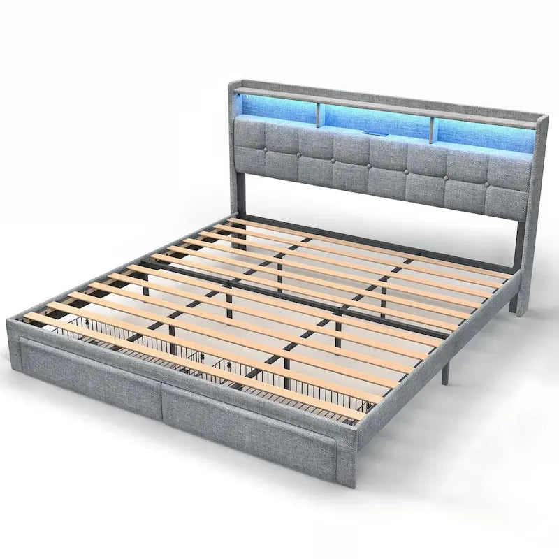 Lit plateforme king-size