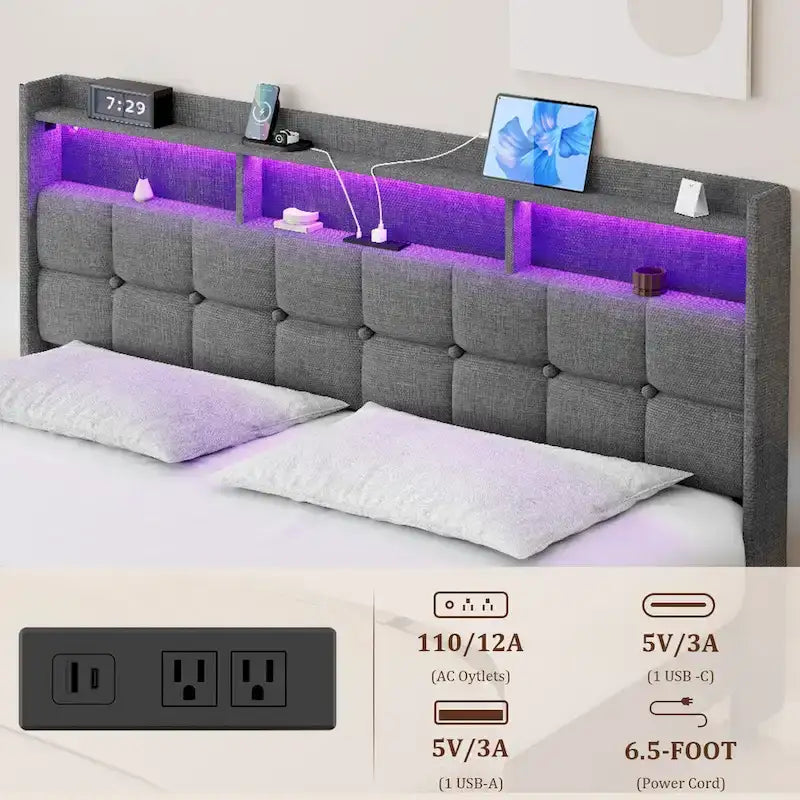 Lit plateforme king-size