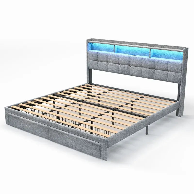 Lit plateforme king-size
