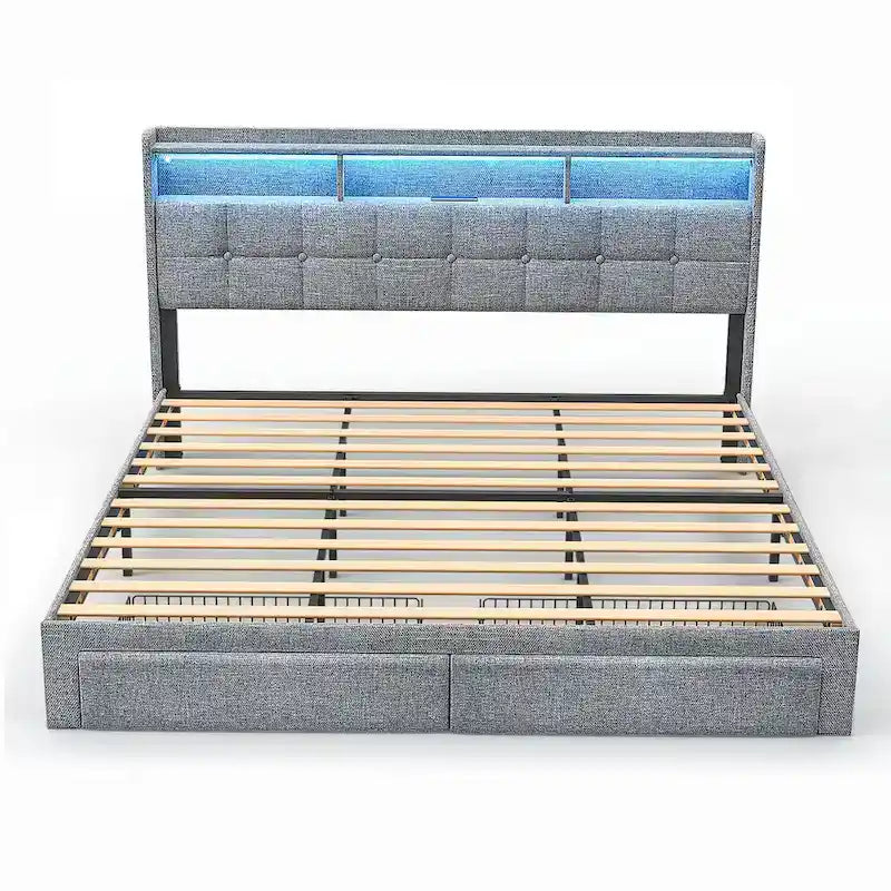 Lit plateforme king-size