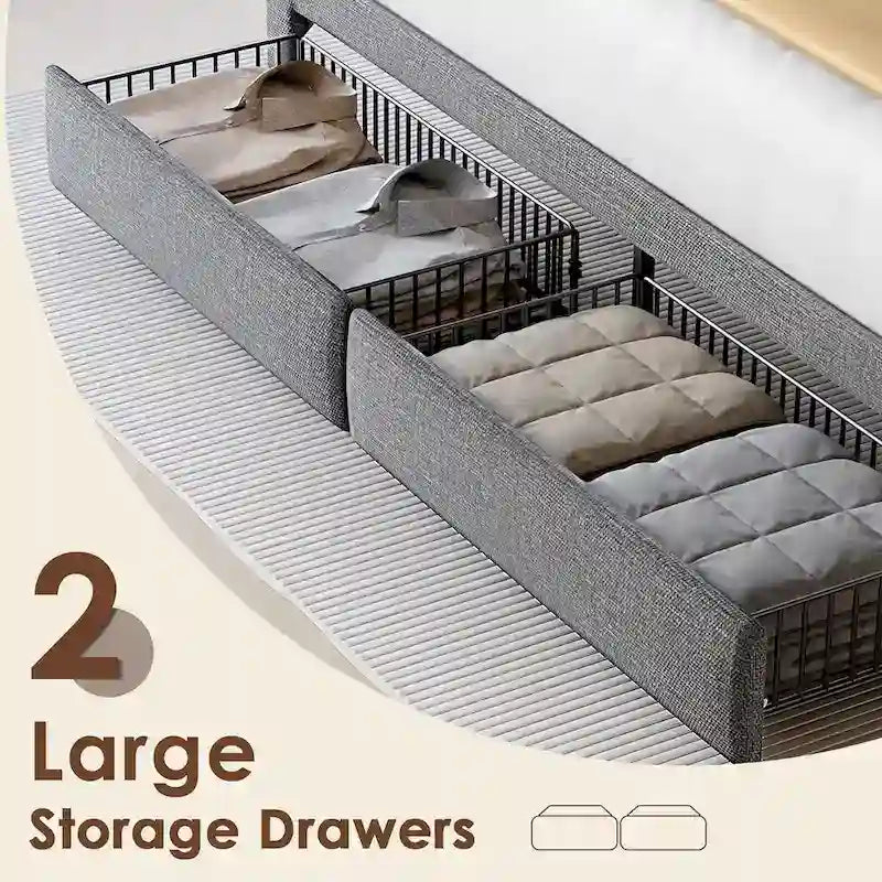 Lit plateforme king-size