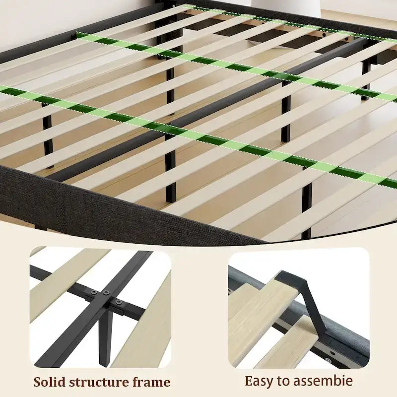 Lit plateforme king-size