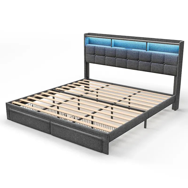 Lit plateforme king-size