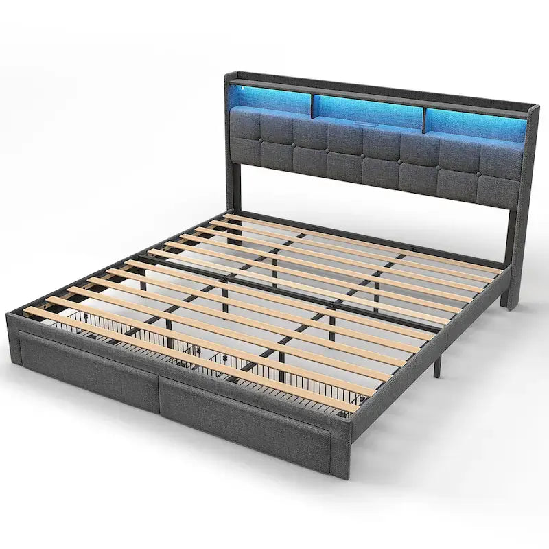Lit plateforme king-size