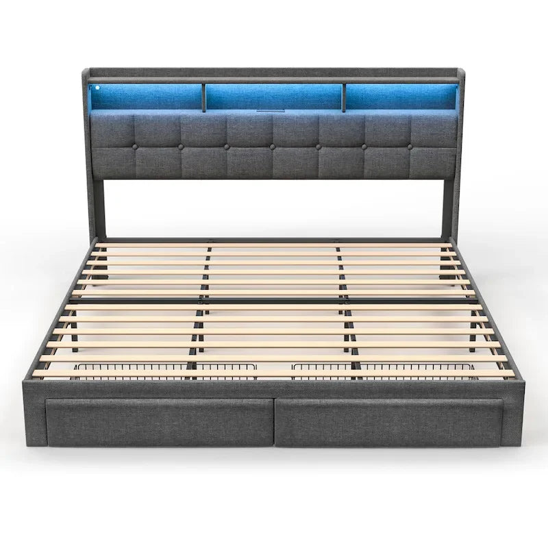 Lit plateforme king-size