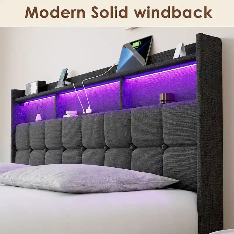 Lit plateforme king-size
