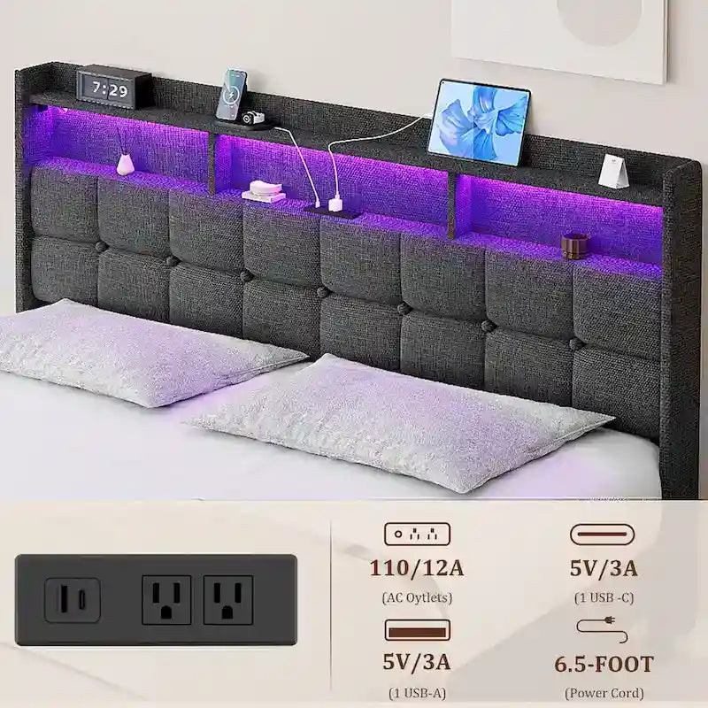 Lit plateforme king-size