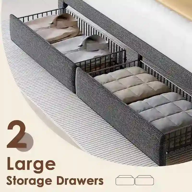 Lit plateforme king-size
