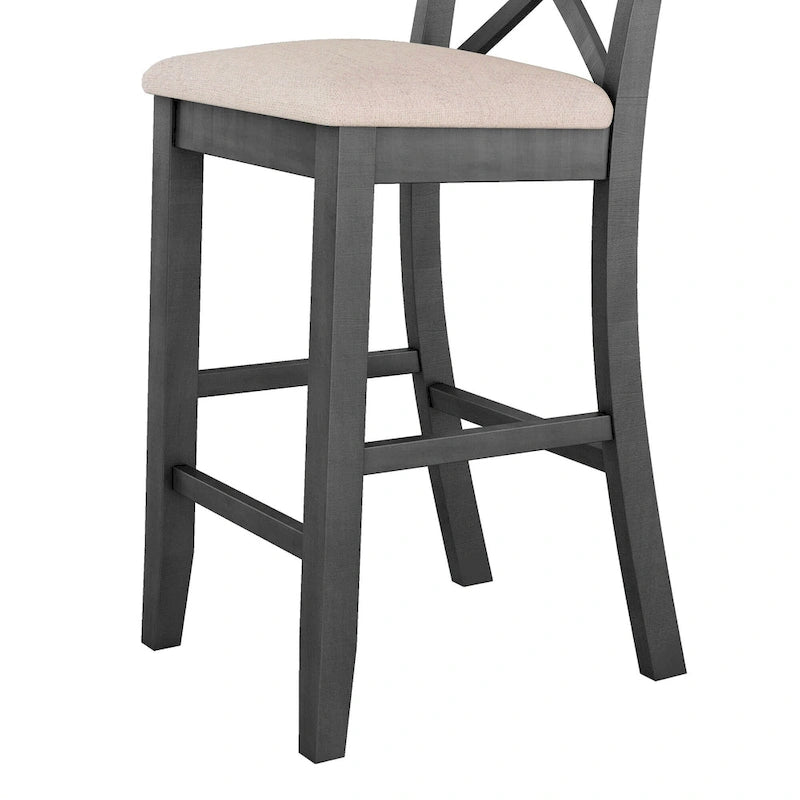 Table et chaises de salle à manger de style ferme