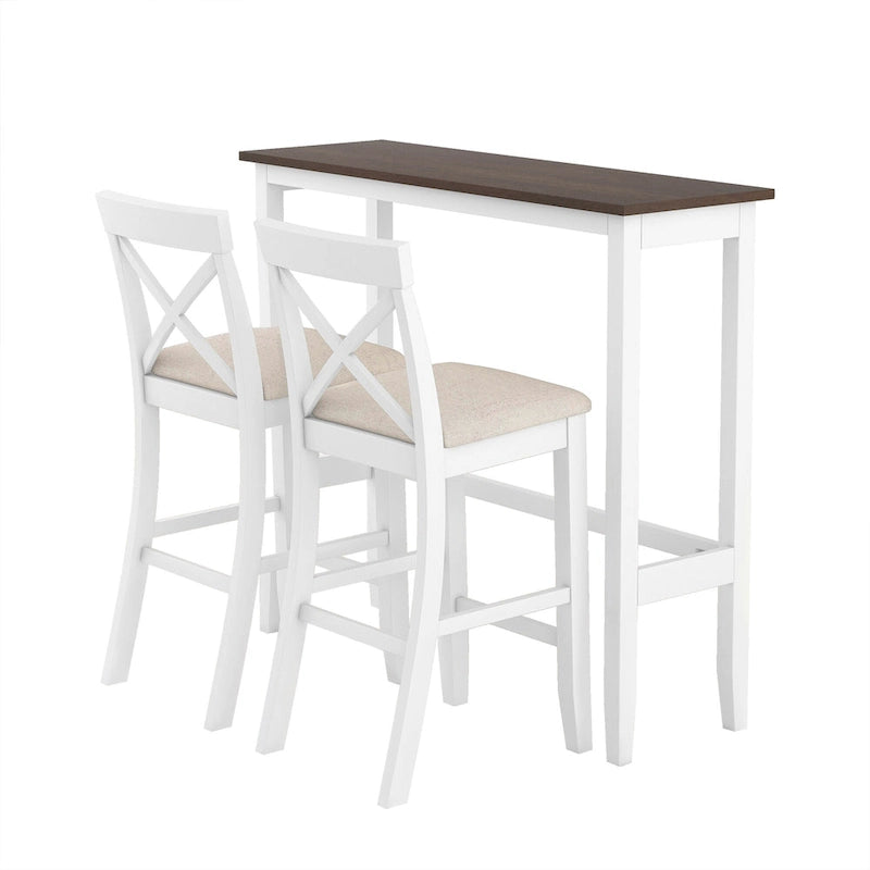 Table et chaises de salle à manger de style ferme