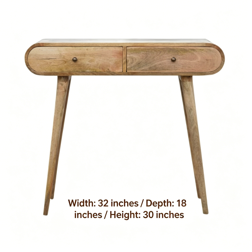 Table de contrôle en bois massif