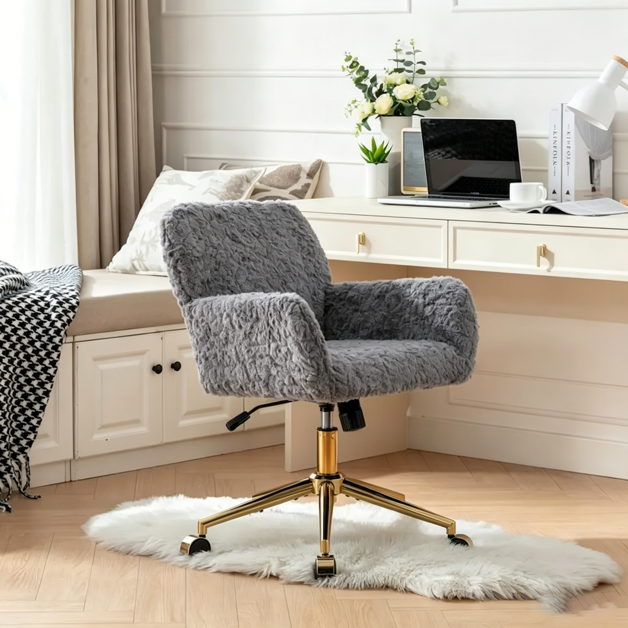 Chaises de bureau pivotantes réglables