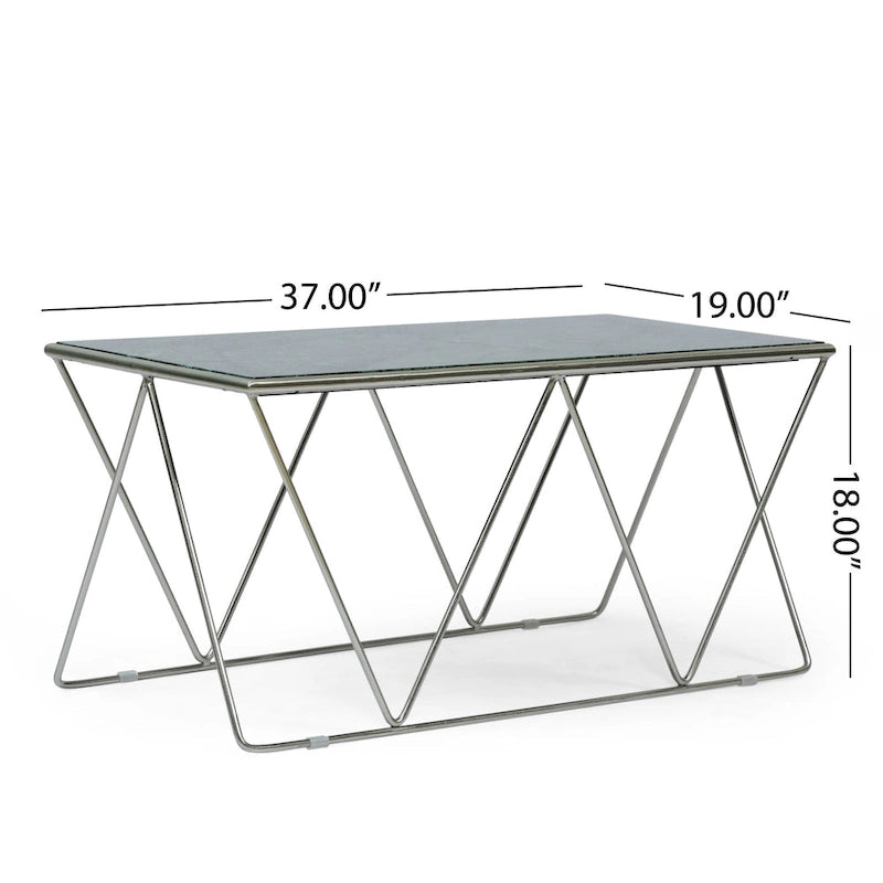 Handmade marble coffee table
