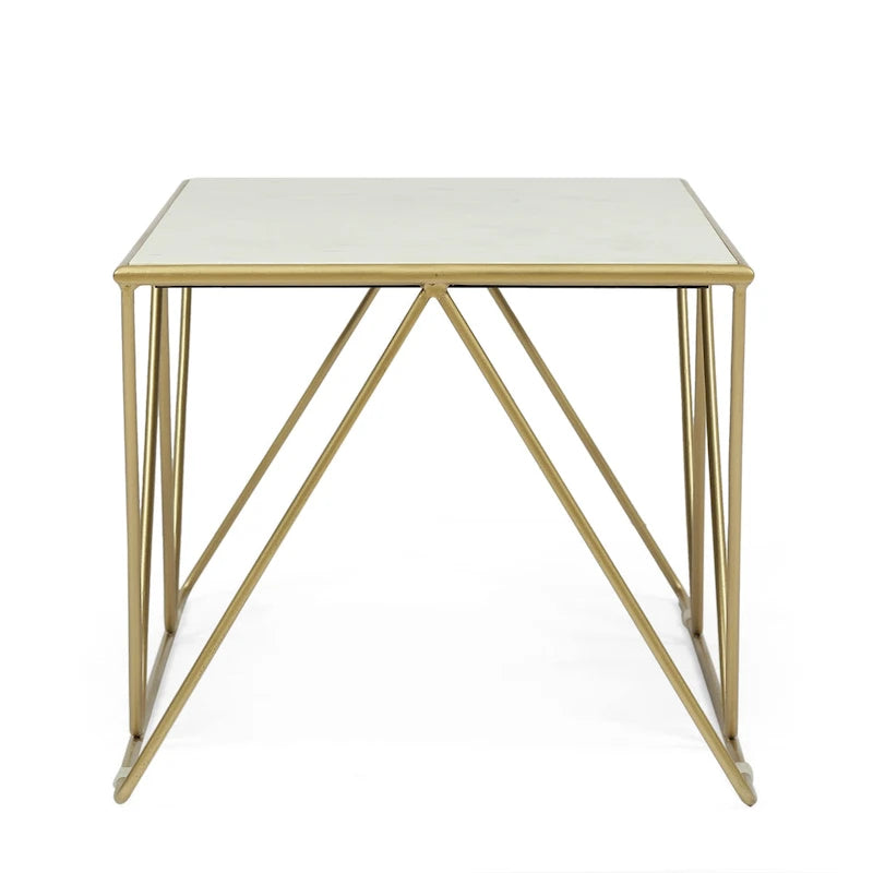 Handmade marble coffee table