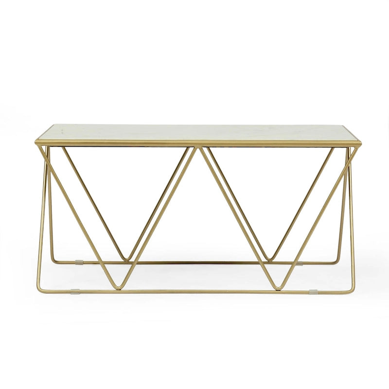 Handmade marble coffee table