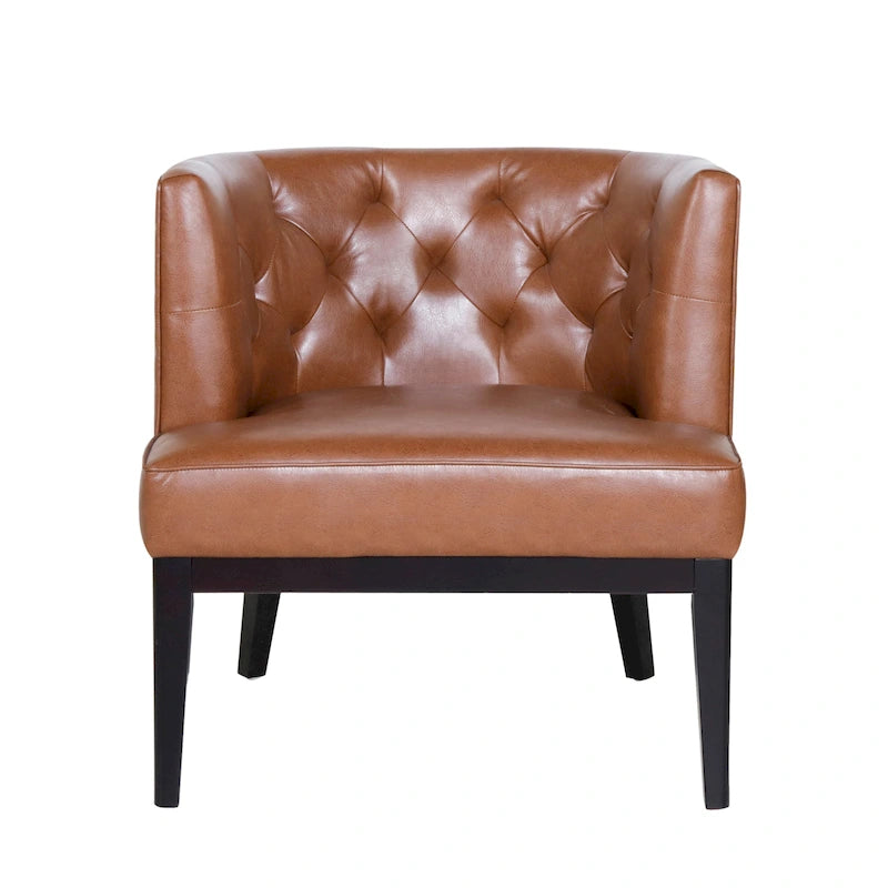 Chaise décorative capitonnée