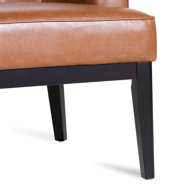Chaise décorative capitonnée