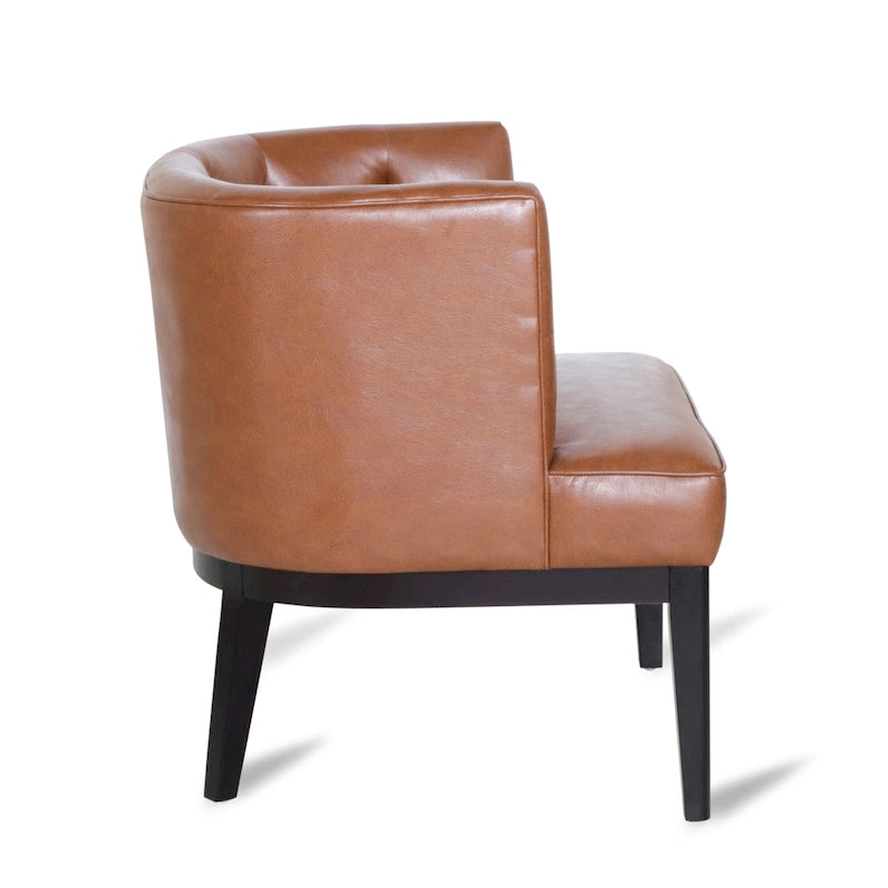 Chaise décorative capitonnée