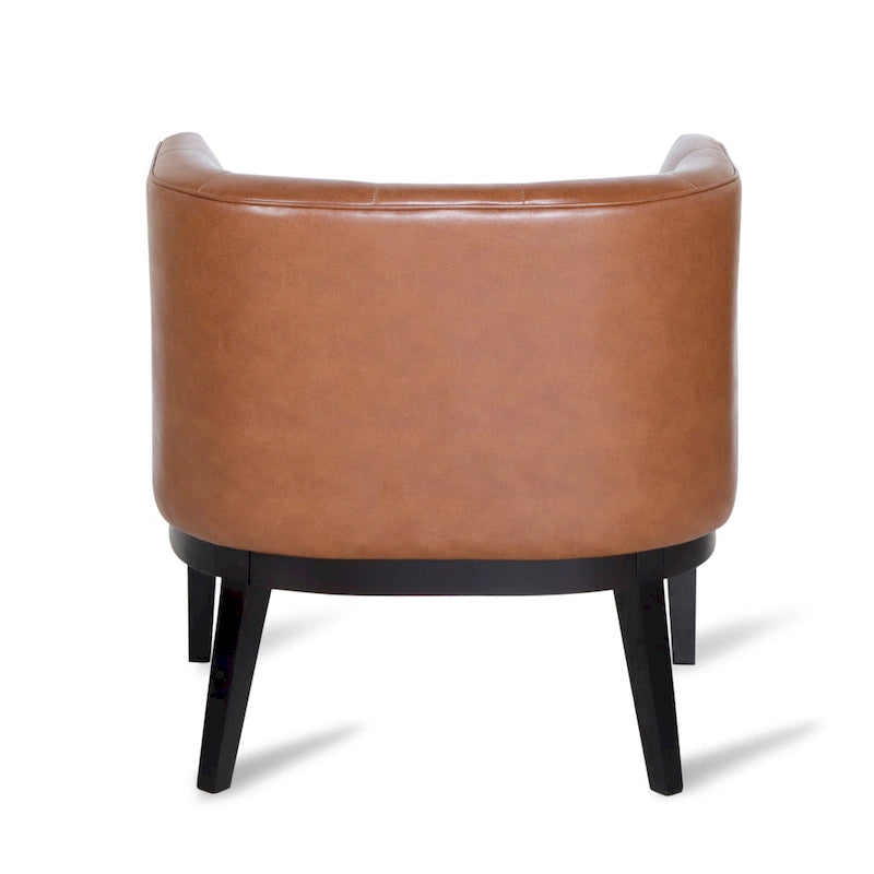 Chaise décorative capitonnée