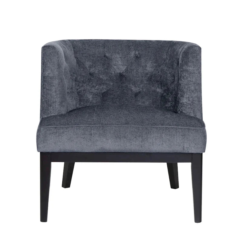 Chaise décorative capitonnée