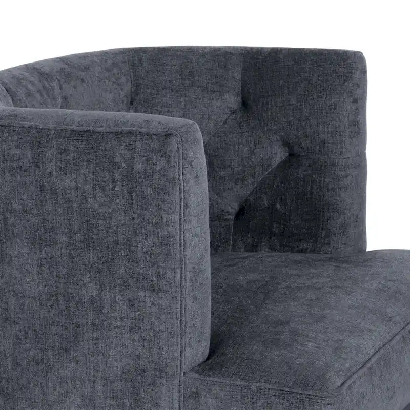 Chaise décorative capitonnée