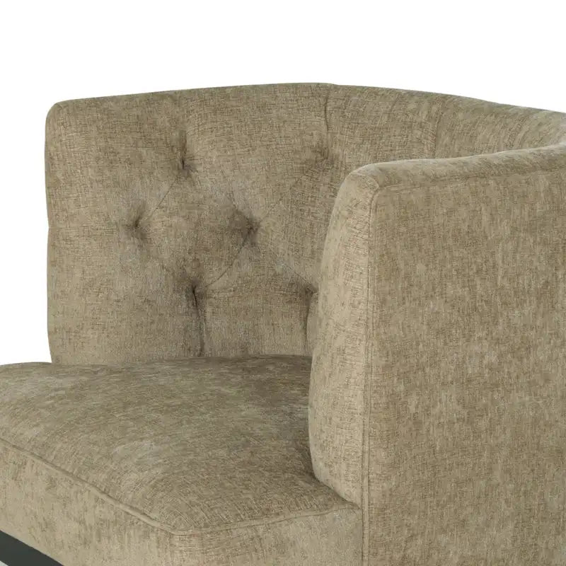 Chaise décorative capitonnée