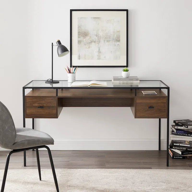 Bureau en verre