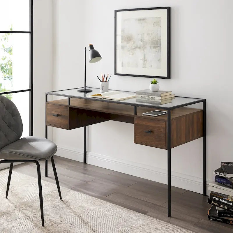 Bureau en verre