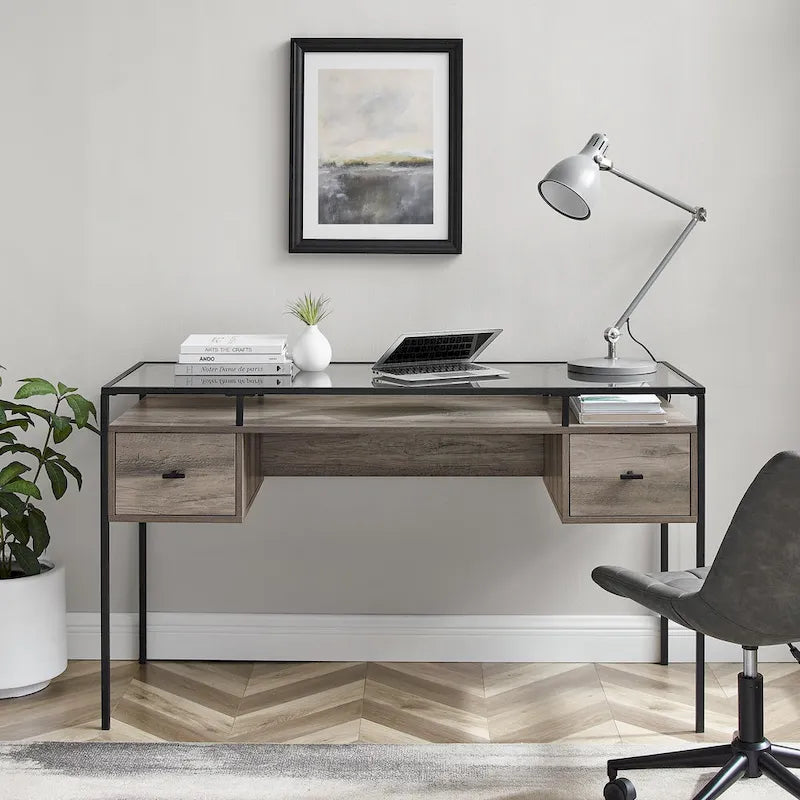 Bureau en verre