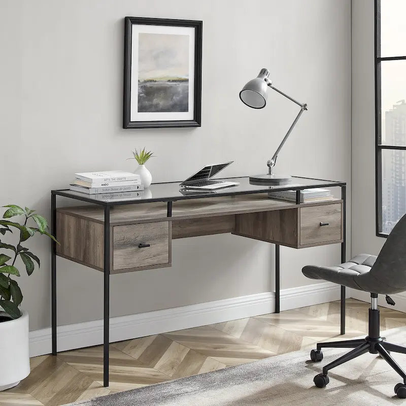 Bureau en verre