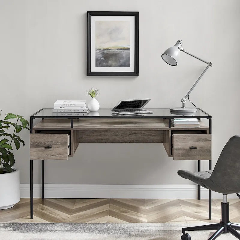 Bureau en verre